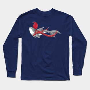 Lobster Claw Reindeer Long Sleeve T-Shirt